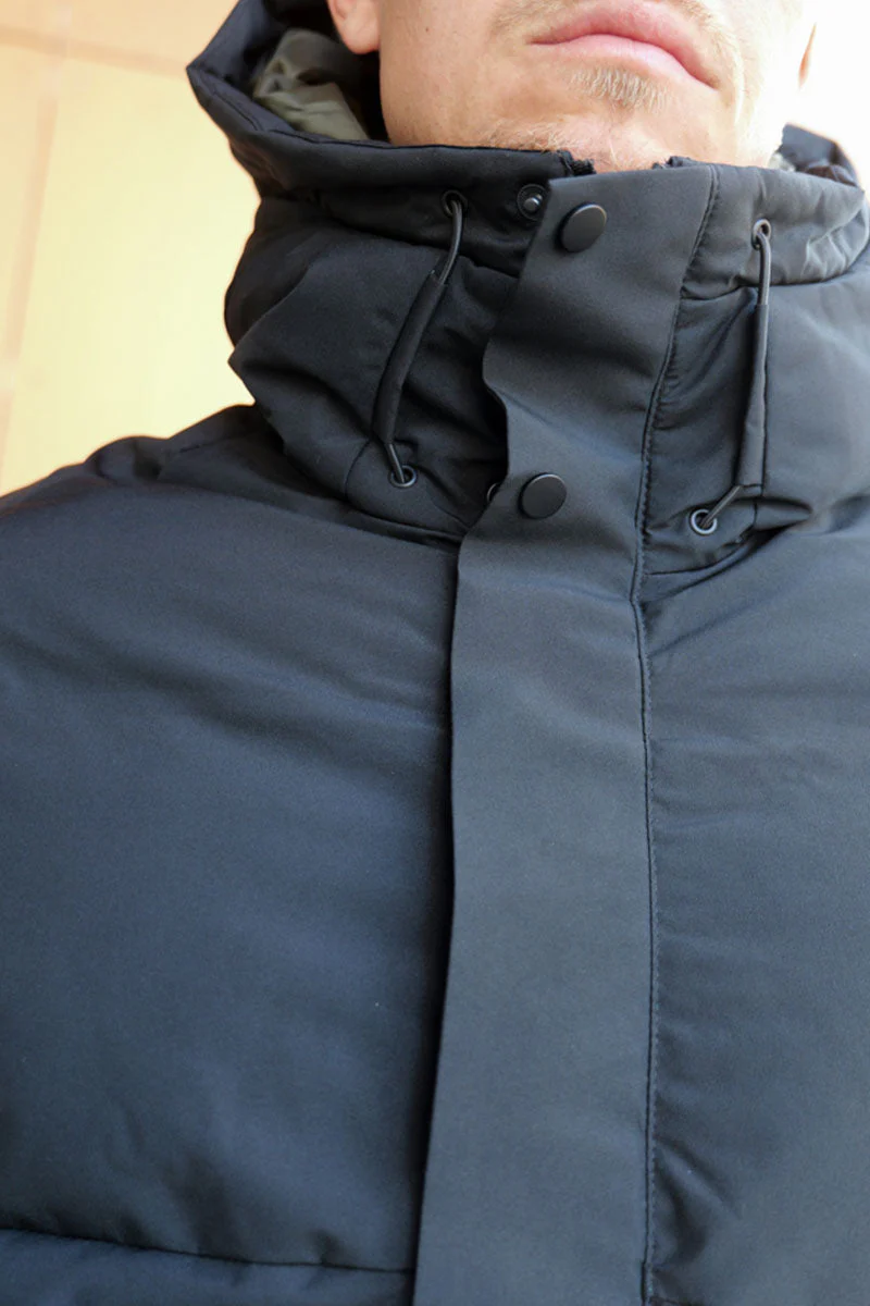Jack & Jones Alpha Puffer Jacket Black - Image 4