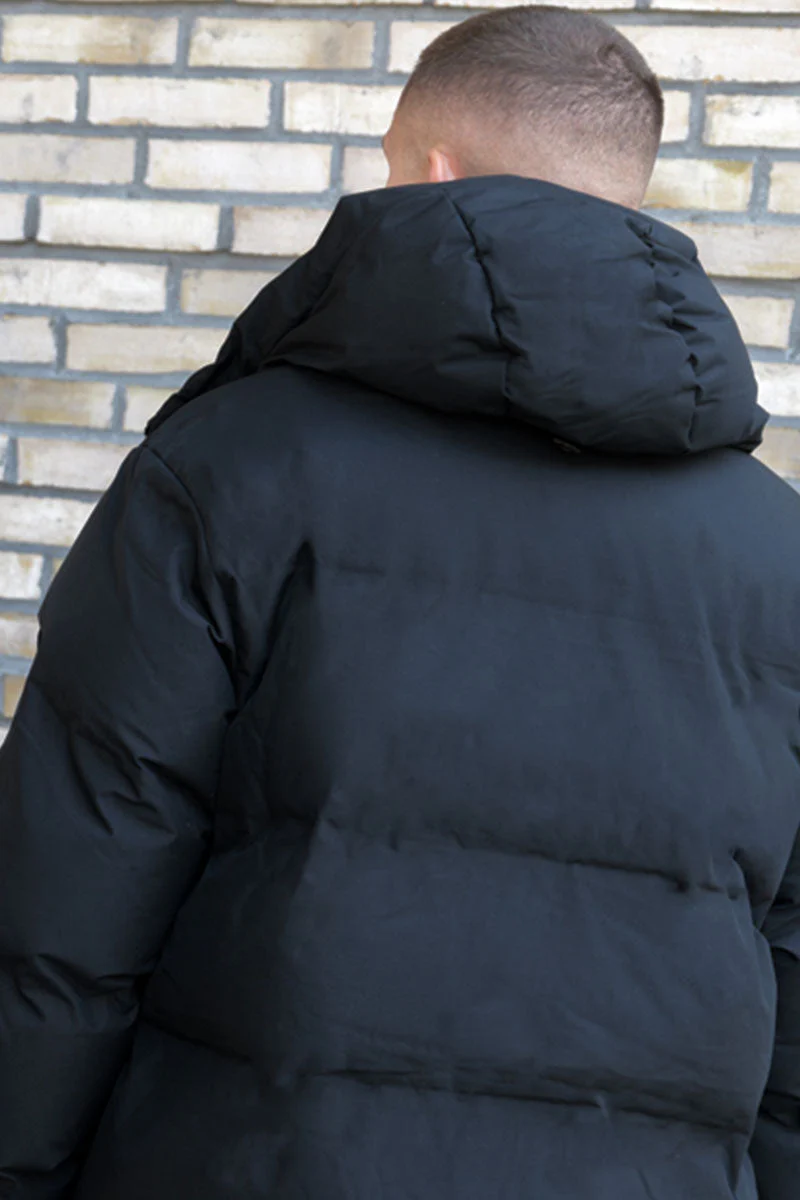 Jack & Jones Alpha Puffer Jacket Black - Image 9