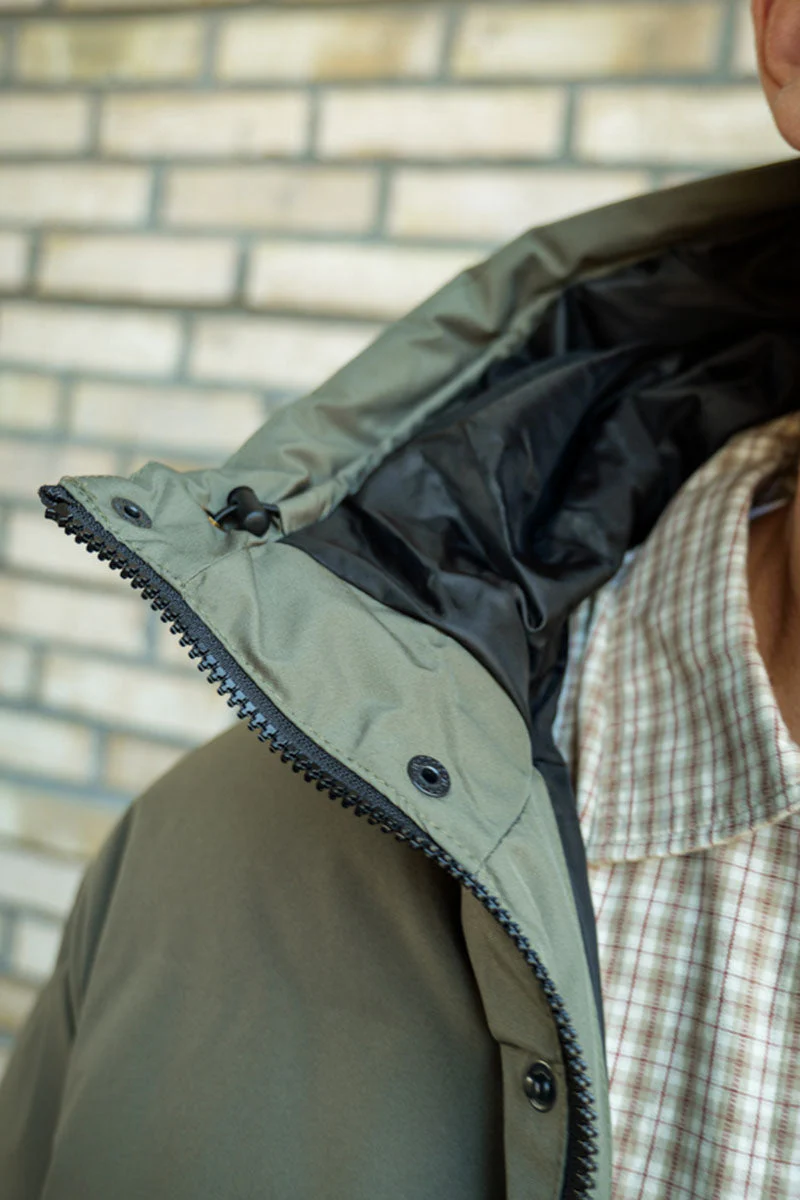Jack & Jones Alpha Puffer Jacket Dusty Olive - Image 4