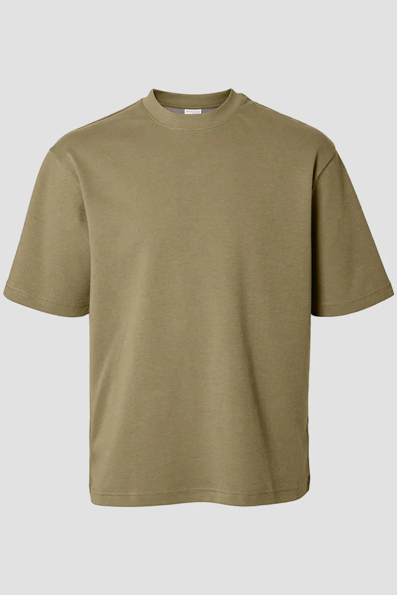 Selected Relax Oscar SS Tee Kelp - Image 5
