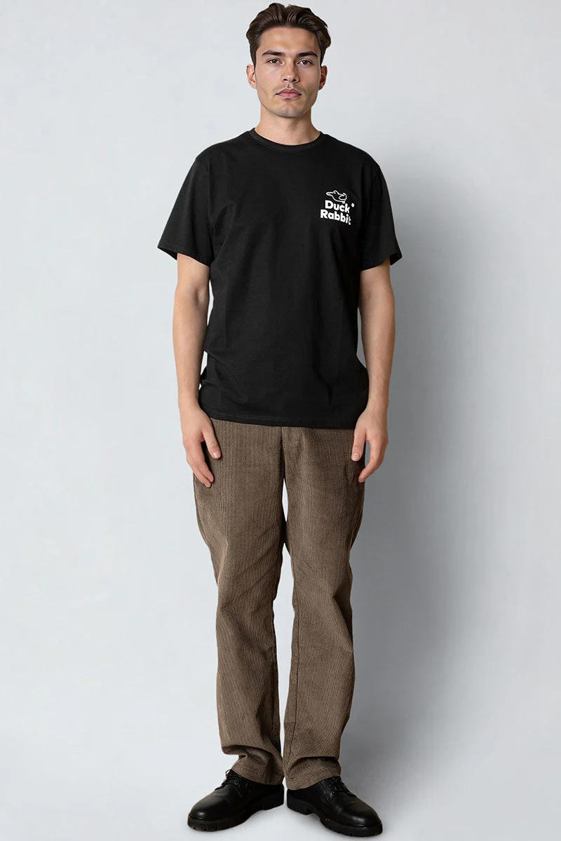 Clean Cut Copenhagen Duck Rabbit t-shirt Black - Image 3