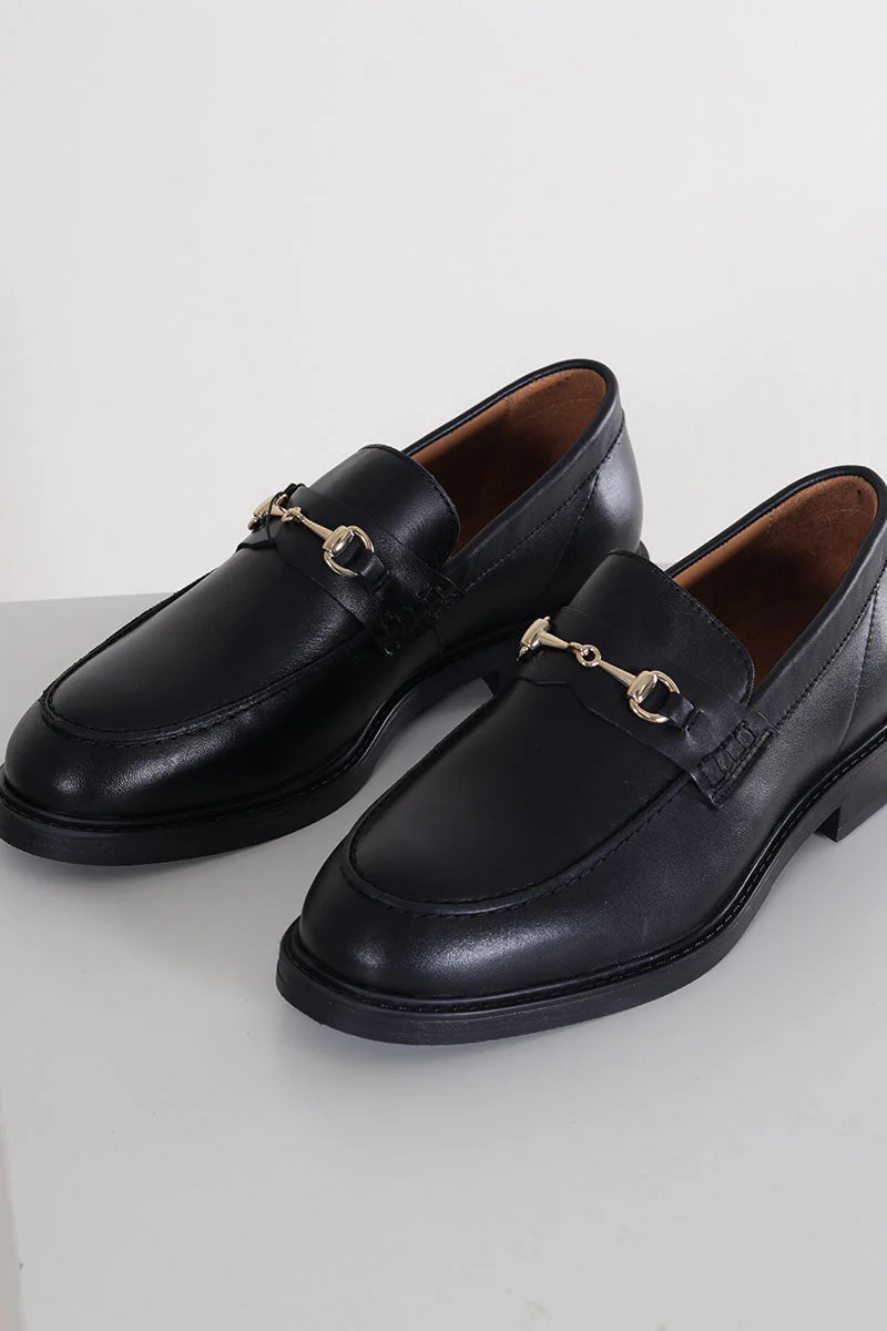Selected Blake Leather Horsebit Loafer Black - Image 2