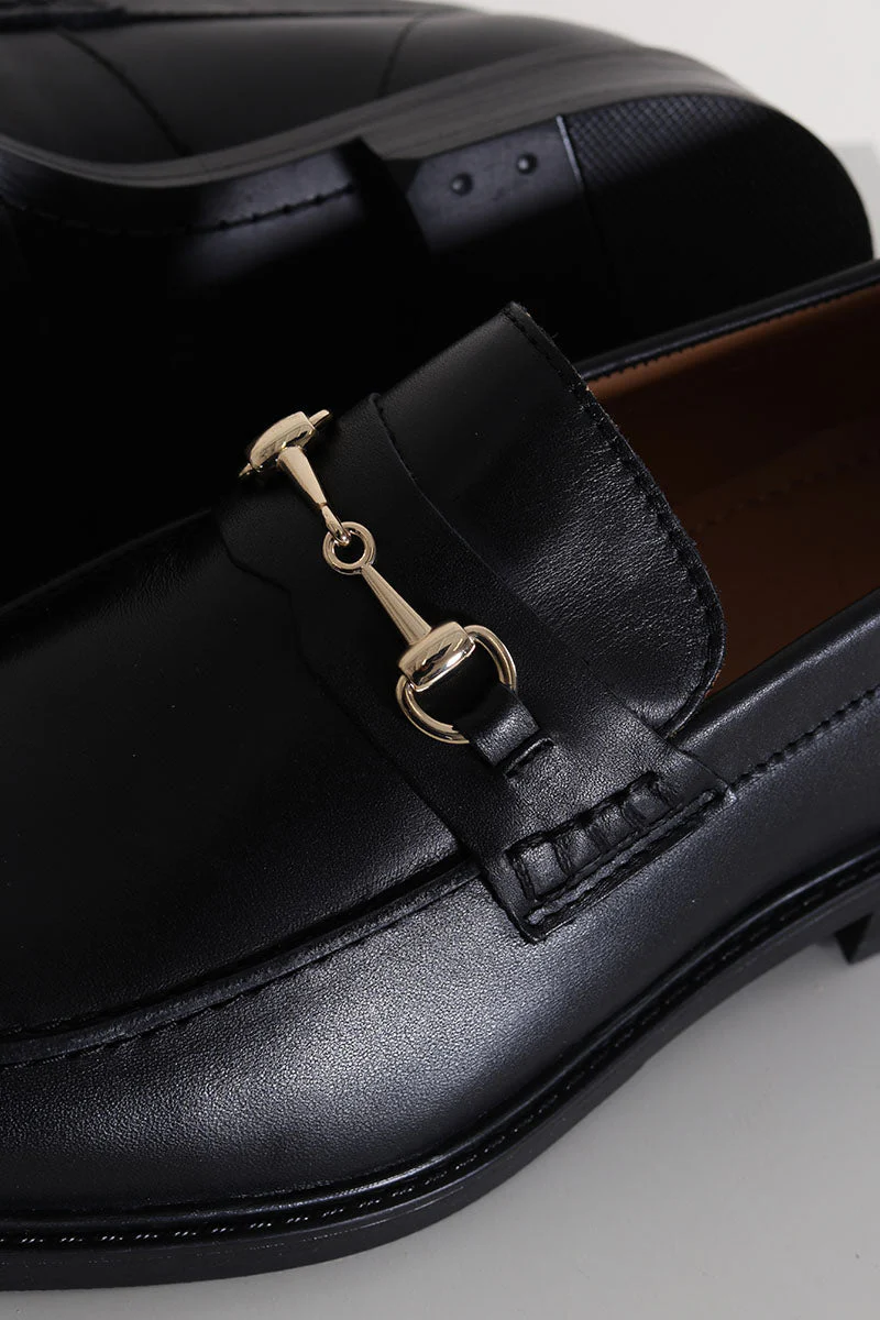 Selected Blake Leather Horsebit Loafer Black - Image 8