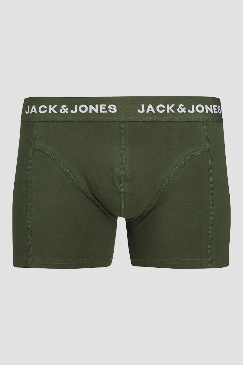 Jack & Jones Teo Solid Trunks 5-Pack Navy Blazer - Image 3