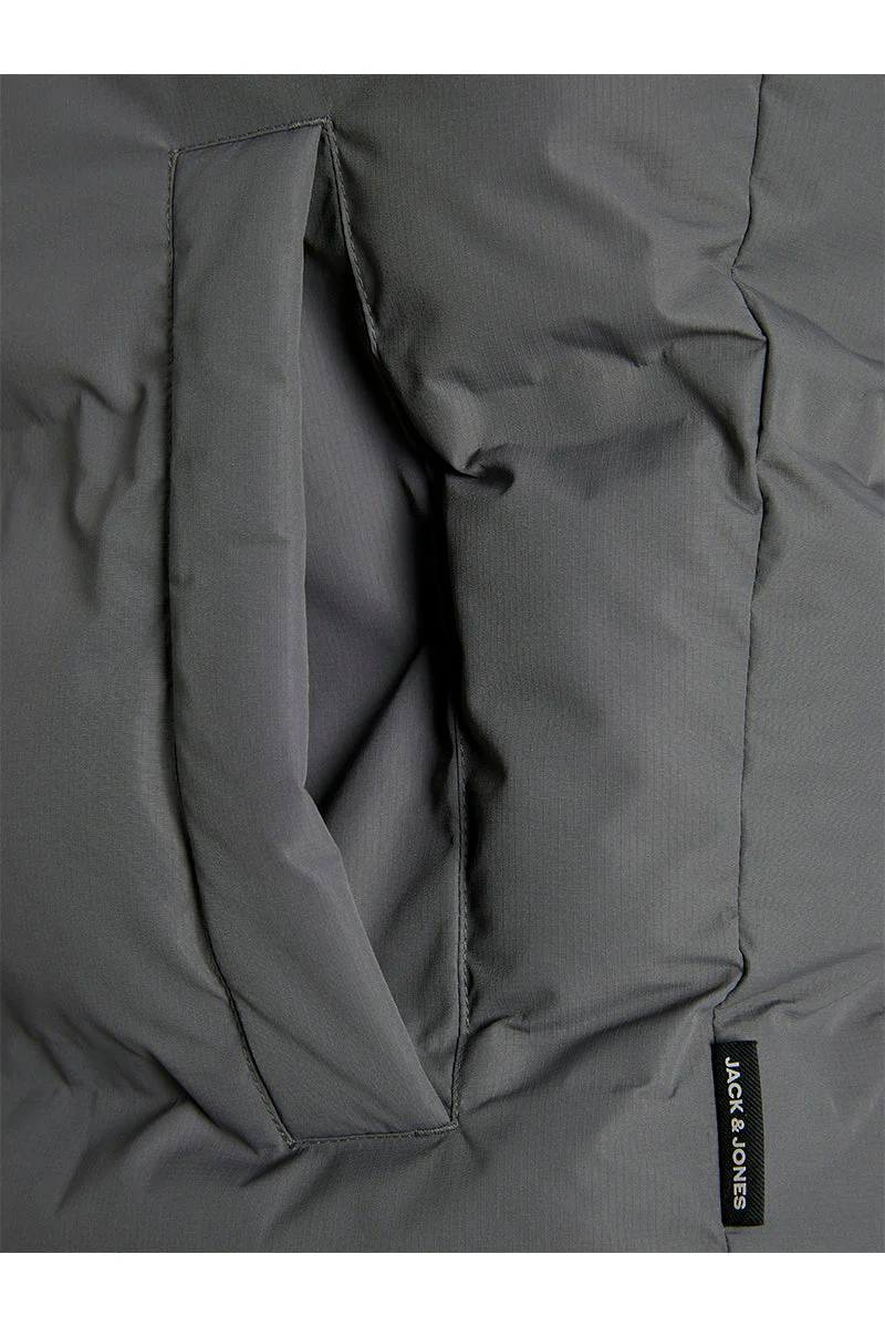 Jack & Jones Soho Puffer Hood Jacket  Castlerock - Image 4