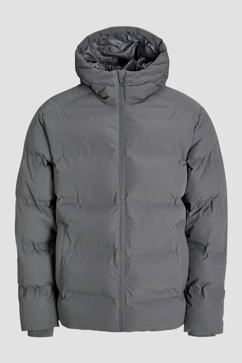 Jack & Jones Soho Puffer Hood Jacket  Castlerock - Image 5
