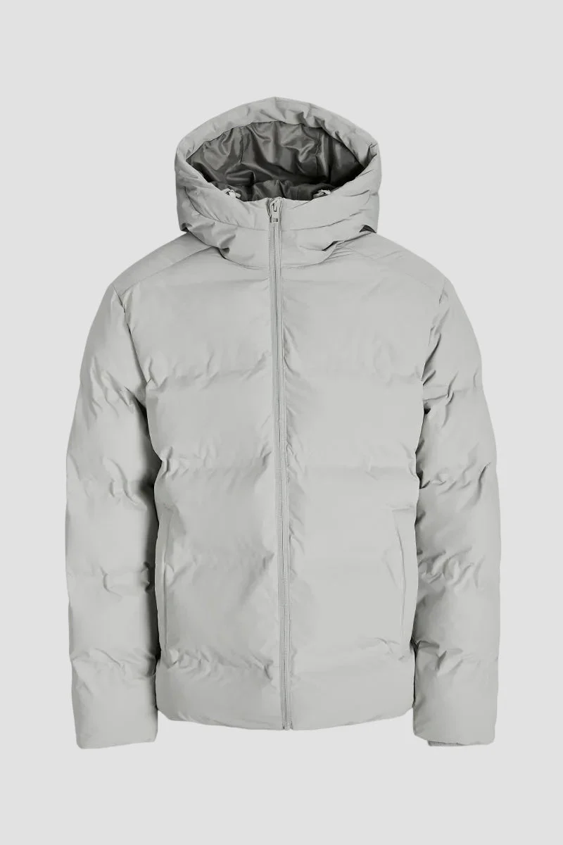 Jack & Jones Soho Puffer Hood Jacket  Dove - Image 3