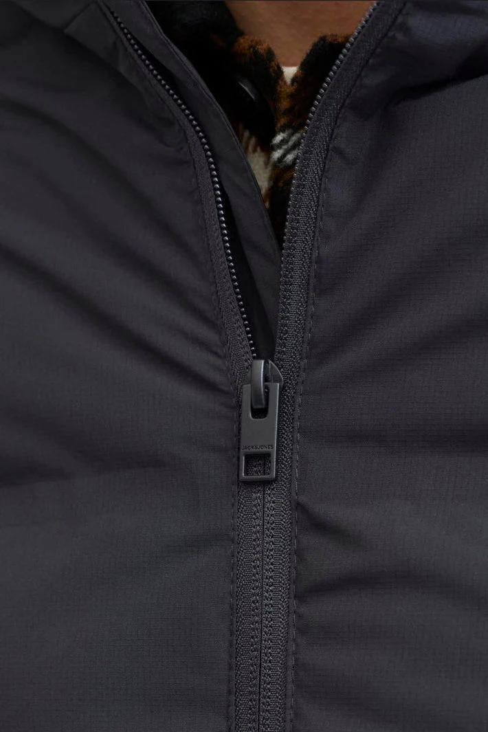 Jack & Jones Soho Puffer Hood Jacket  Black - Image 5