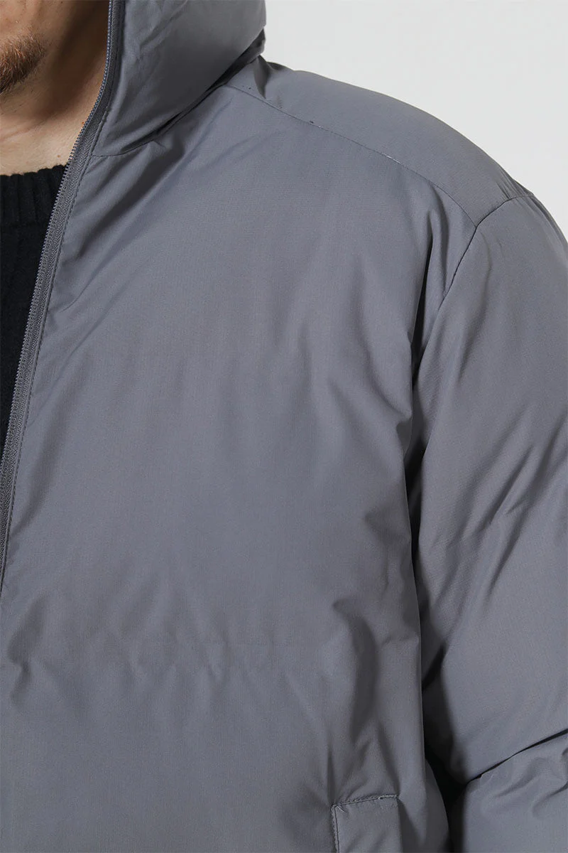 Jack & Jones Soho Puffer Collar Jacket Castlerock - Image 5