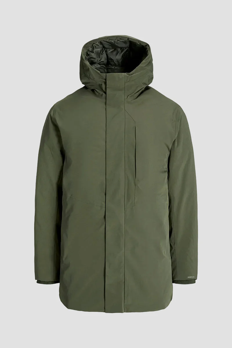 Jack & Jones Keen Stretch Parka Jacket Grape Leaf - Image 6