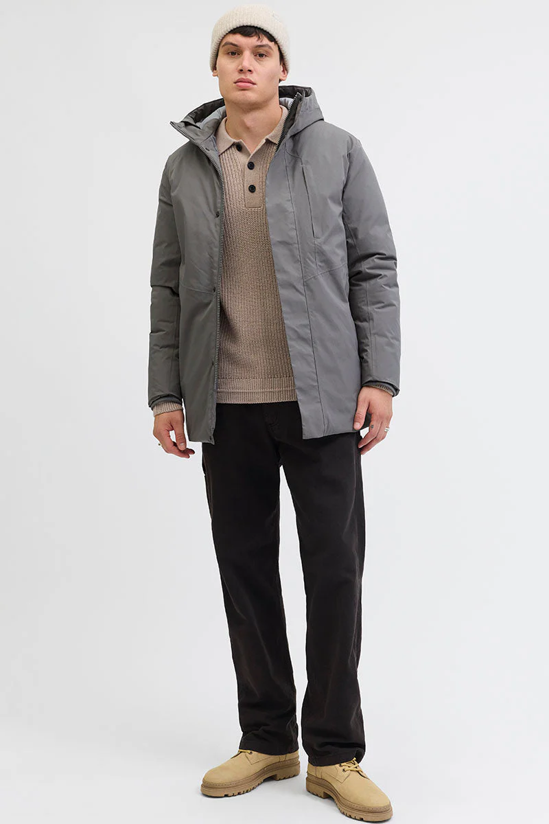 Jack & Jones Keen Stretch Parka Jacket Castlerock - Image 2