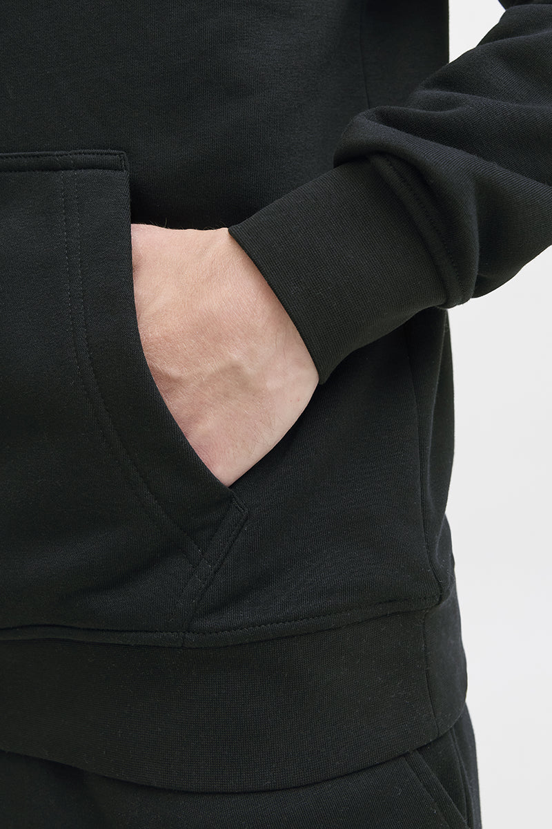 Jack & Jones Soho Sweat Hoodie Black - Image 3