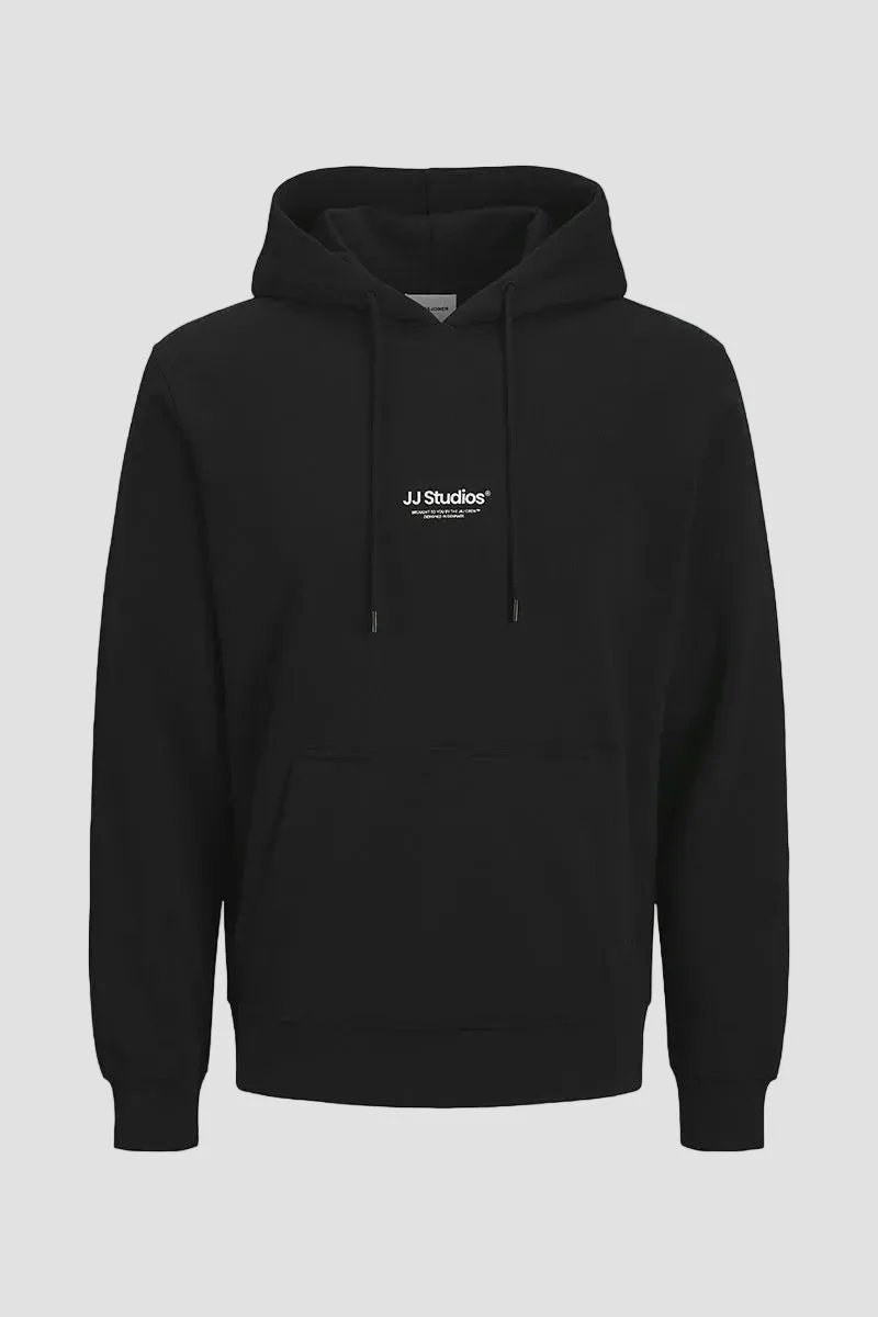 Jack & Jones Soho Sweat Hoodie Black - Image 7