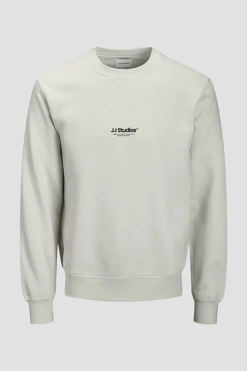 Jack & Jones Soho Sweat Crew Neck Moonbeam - Image 7