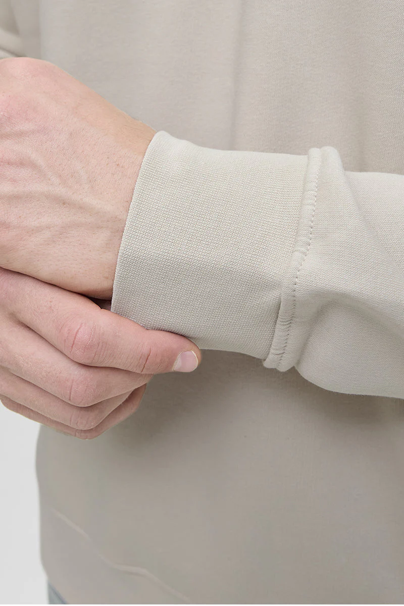 Jack & Jones Soho Sweat Half Zip Moonbeam - Image 4