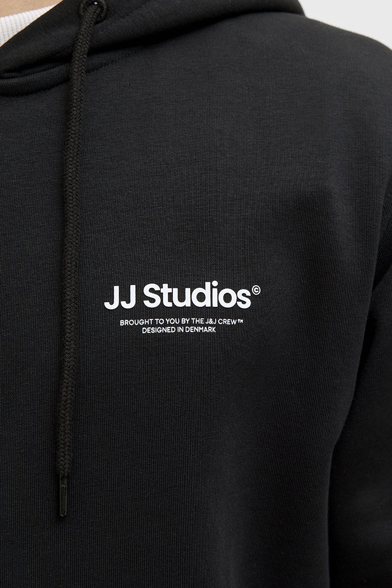 Jack & Jones Soho Sweat Zip Hoodie Black - Image 4