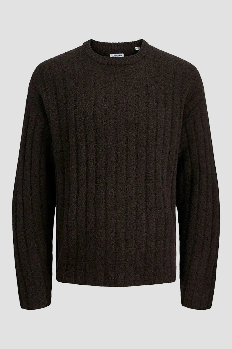 Jack & Jones Bradley Carter Knit Crew Neck Delicioso - Image 6