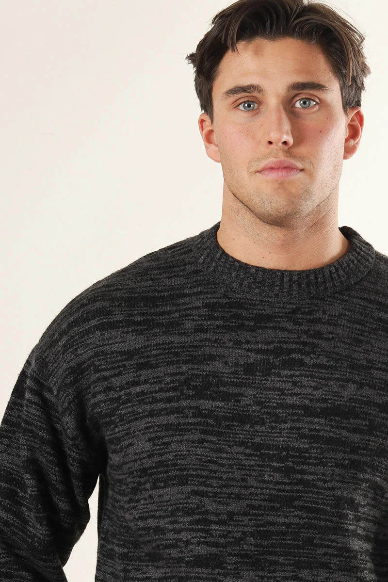 Jack & Jones Soho Ollie Knit Crew Neck Castlerock - Image 3