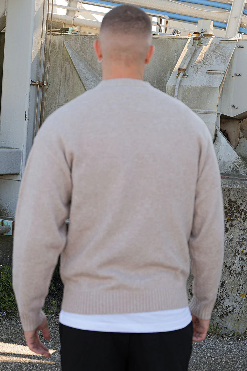 Jack & Jones Soho Ollie Knit Crew Neck Atmosphere - Image 4