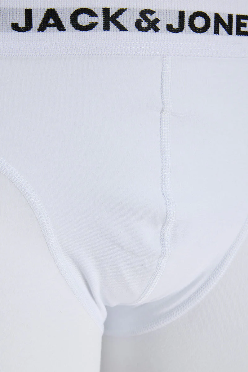 Jack & Jones Solid Trunks 7-Pack White - Image 3