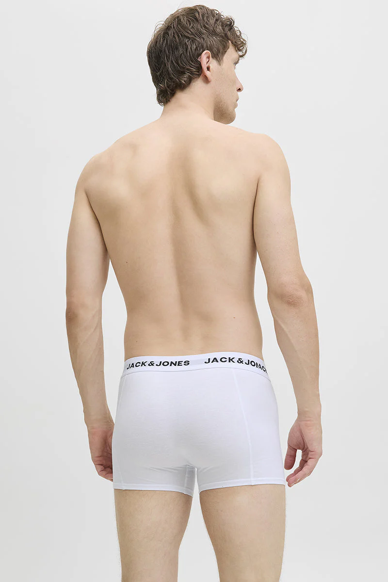 Jack & Jones Solid Trunks 7-Pack White - Image 4