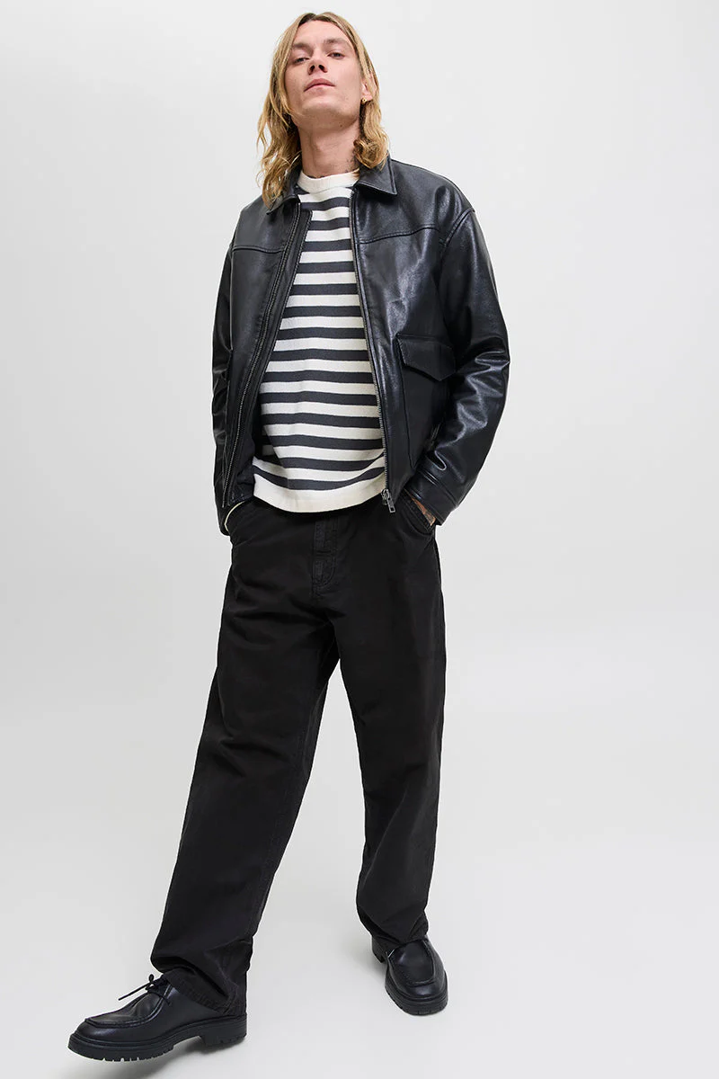 Jack & Jones Alex Ember Worker Pant Black - Image 3