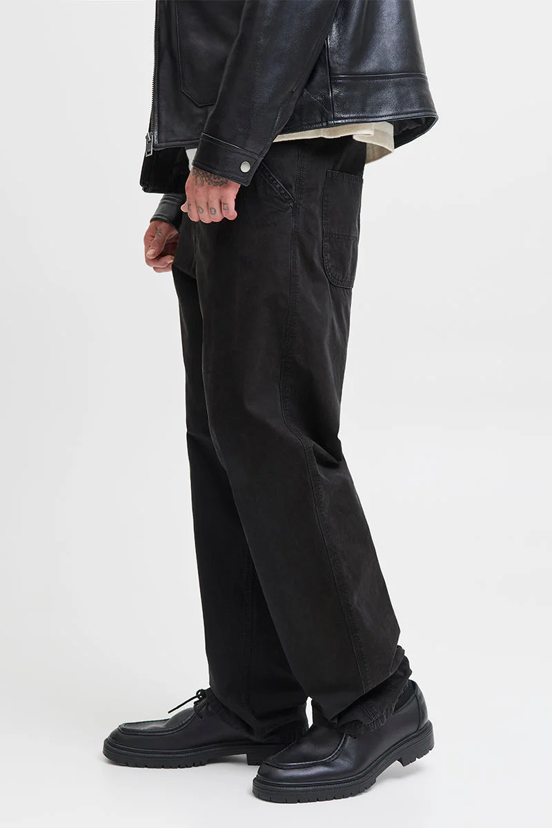 Jack & Jones Alex Ember Worker Pant Black - Image 4