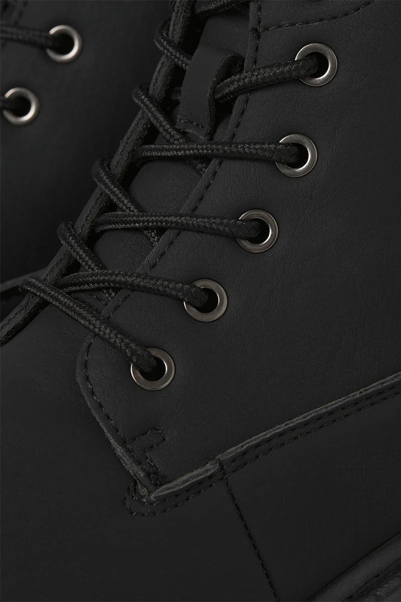 Jack & Jones Ainsworth PU Boots Anthracite - Image 5