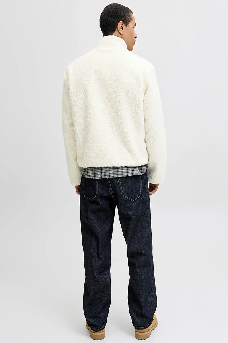 Jack & Jones Norrebro Teddy Jacket Ocean Cavern - Image 6