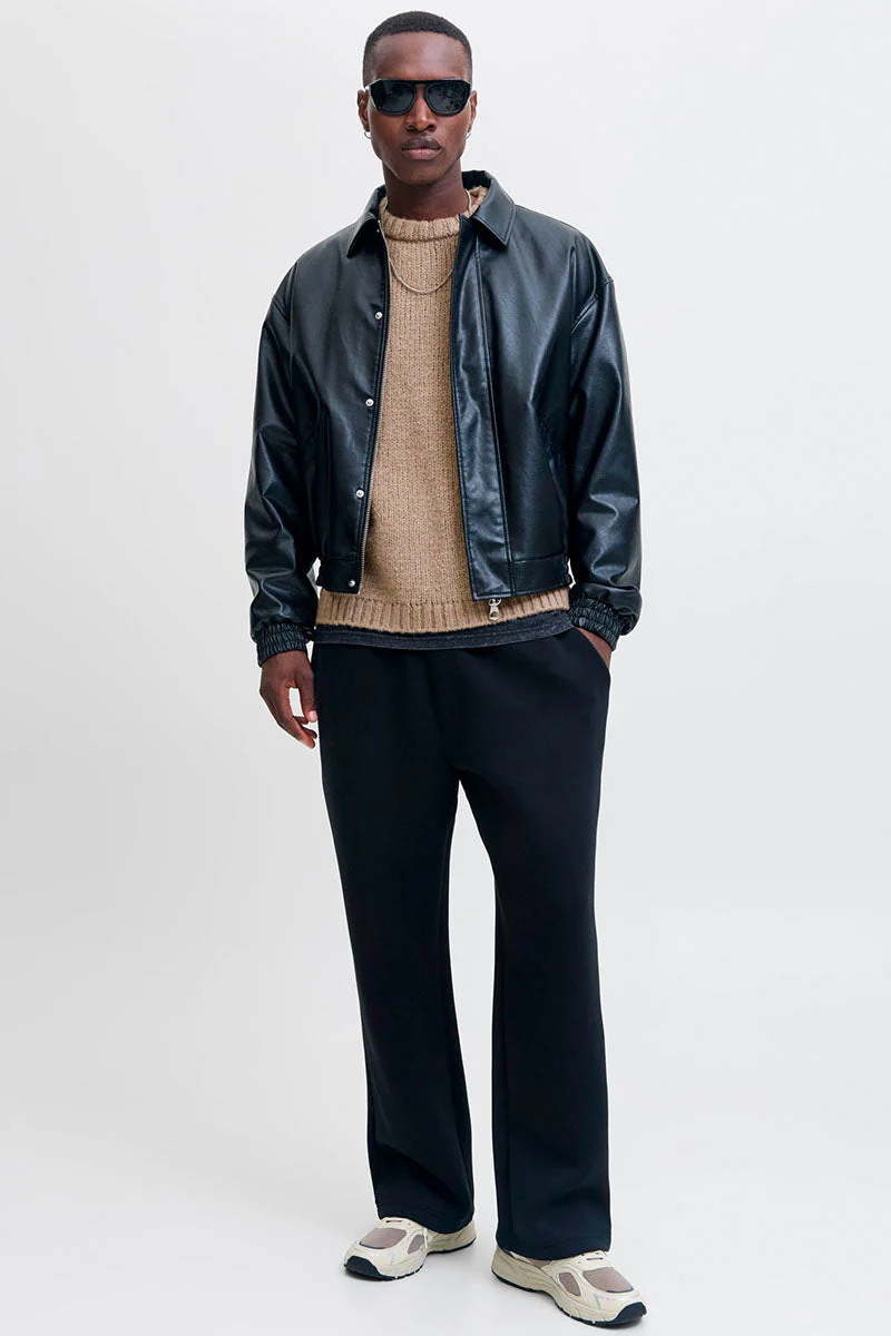 Jack & Jones Kidd Knit Crew Neck Desert Taupe - Image 2
