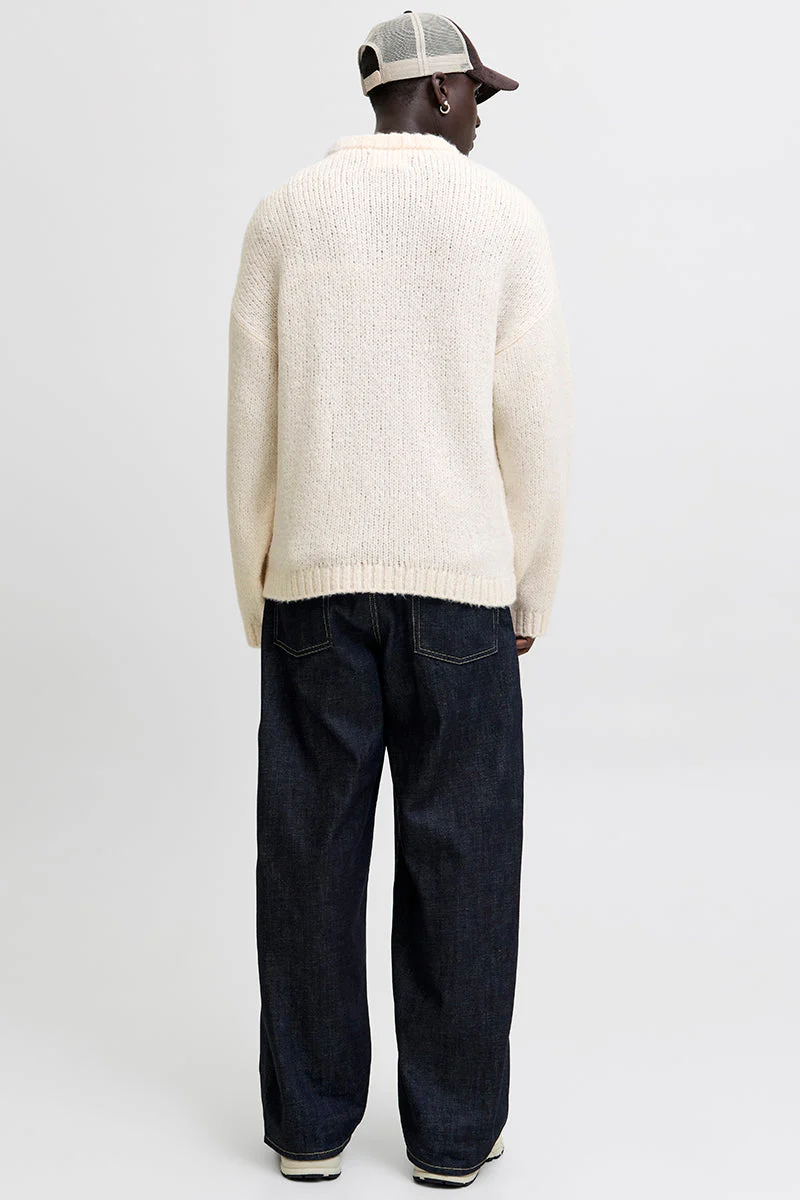 Jack & Jones Kidd Knit Crew Neck Sea Salt - Image 6