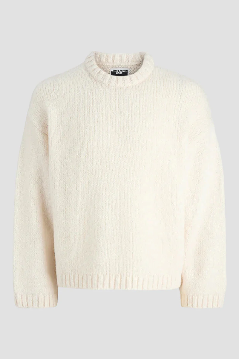Jack & Jones Kidd Knit Crew Neck Sea Salt - Image 7