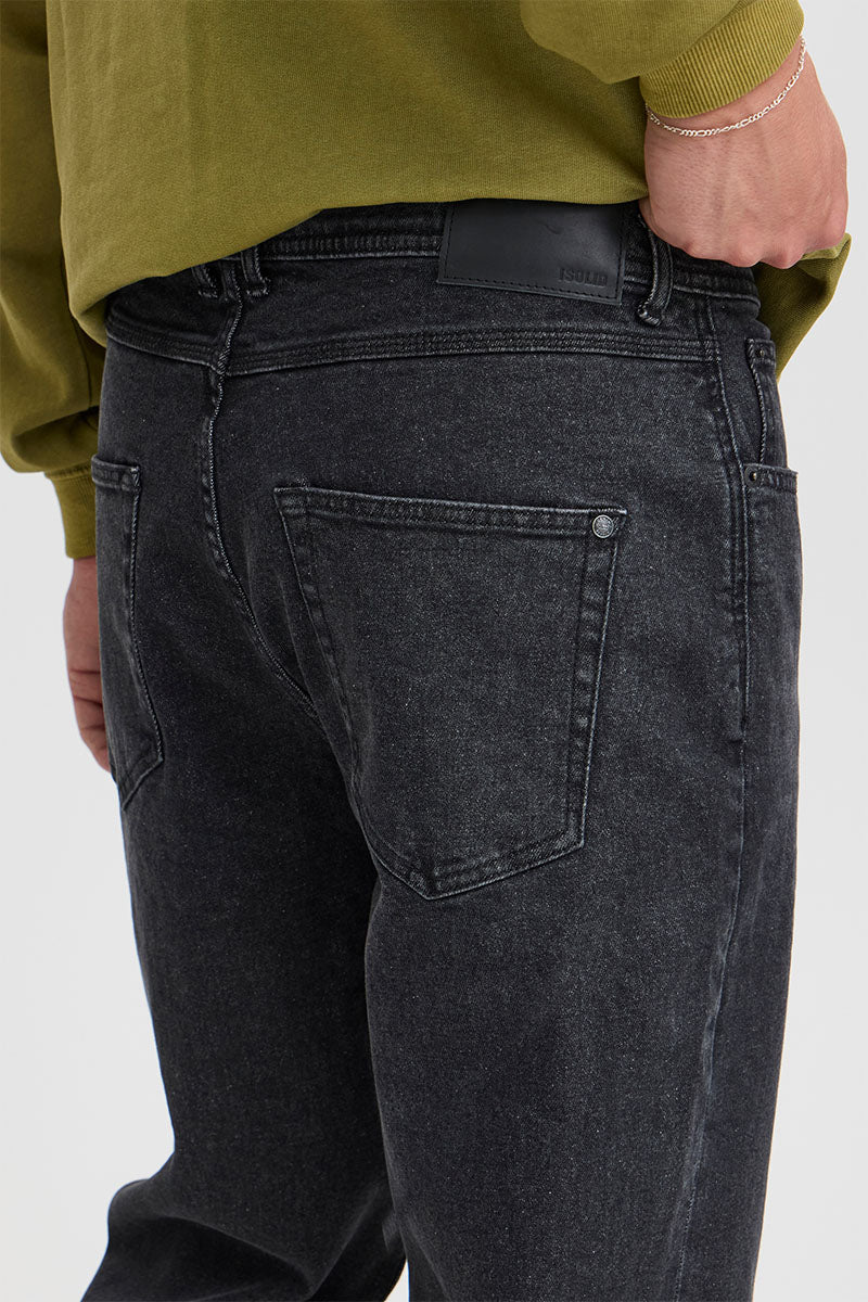 Solid Ryan Relaxed Fit Guled Grey Denim - Image 4