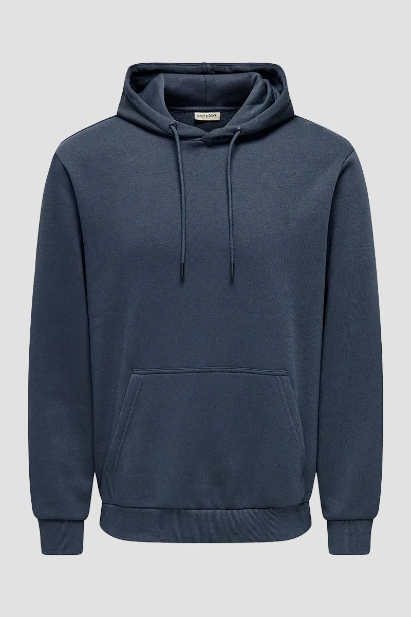 ONLY & SONS Ceres Hoodie Sweat Blue Nights - Image 4