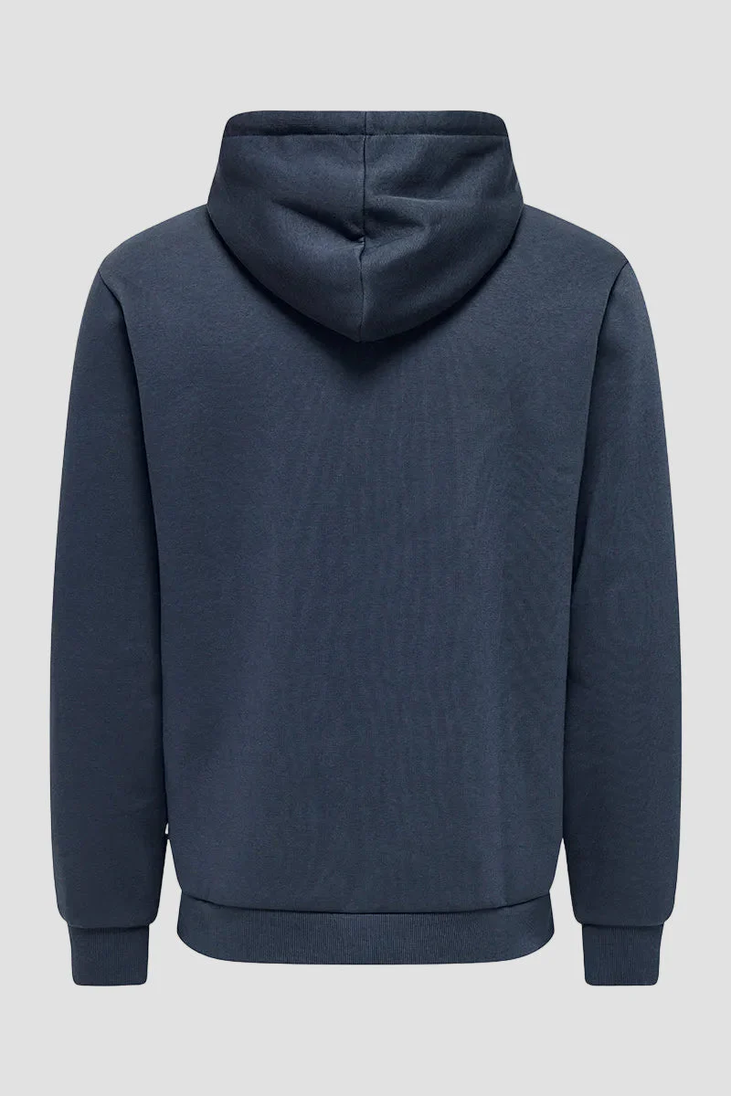ONLY & SONS Ceres Hoodie Sweat Blue Nights - Image 6