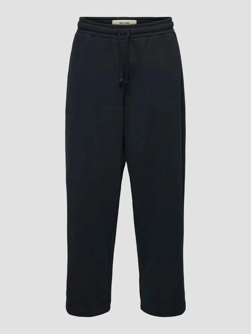 ONLY & SONS Ceres Wide Fit Sweat Pants Black - Image 11