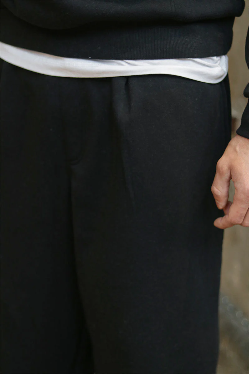 ONLY & SONS Ceres Wide Fit Sweat Pants Black - Image 4