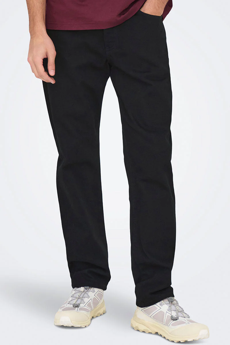Only & Sons Fade Loose Fit 5396 Black Denim