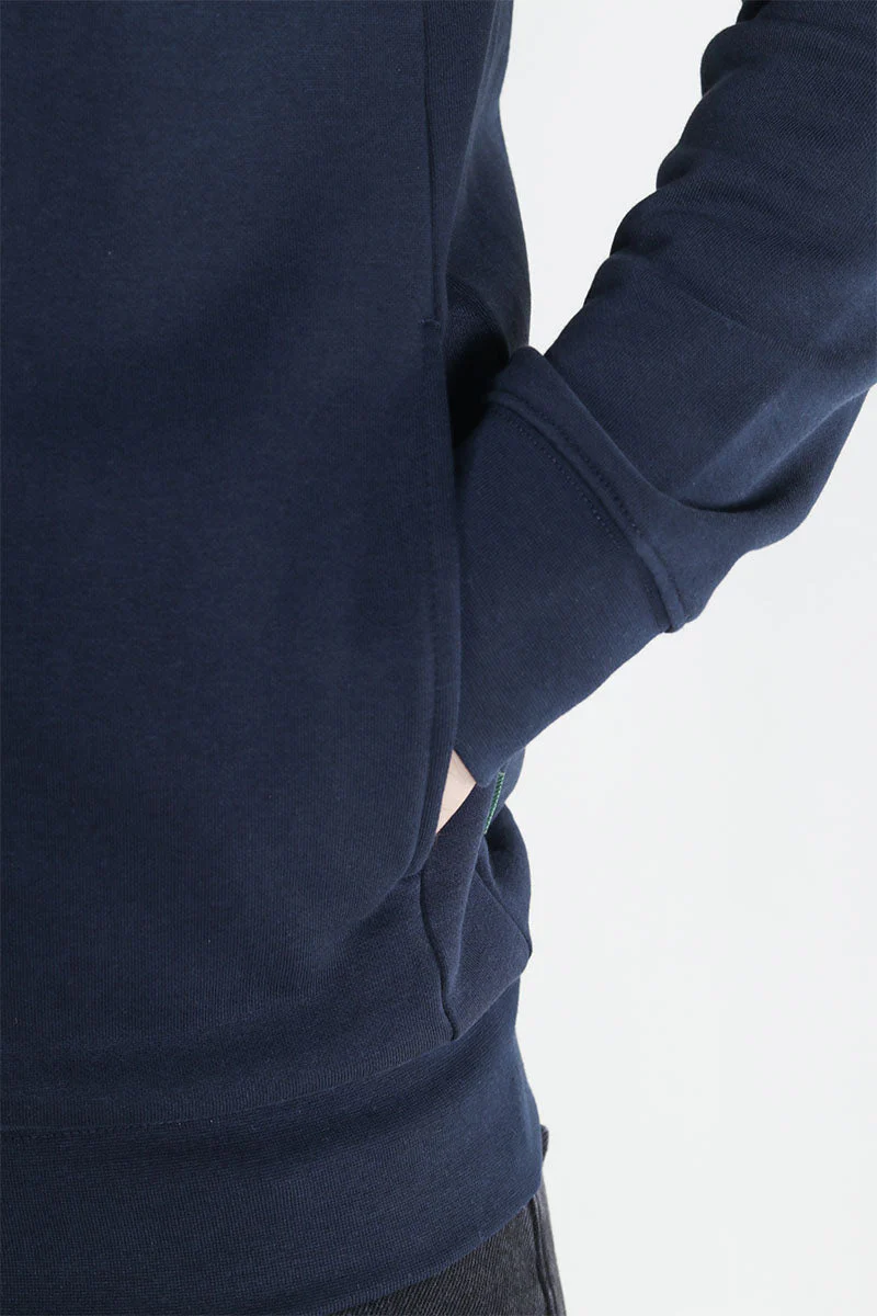 Kronstadt Lars Badge Zip Sweat Sky Captain - Image 5