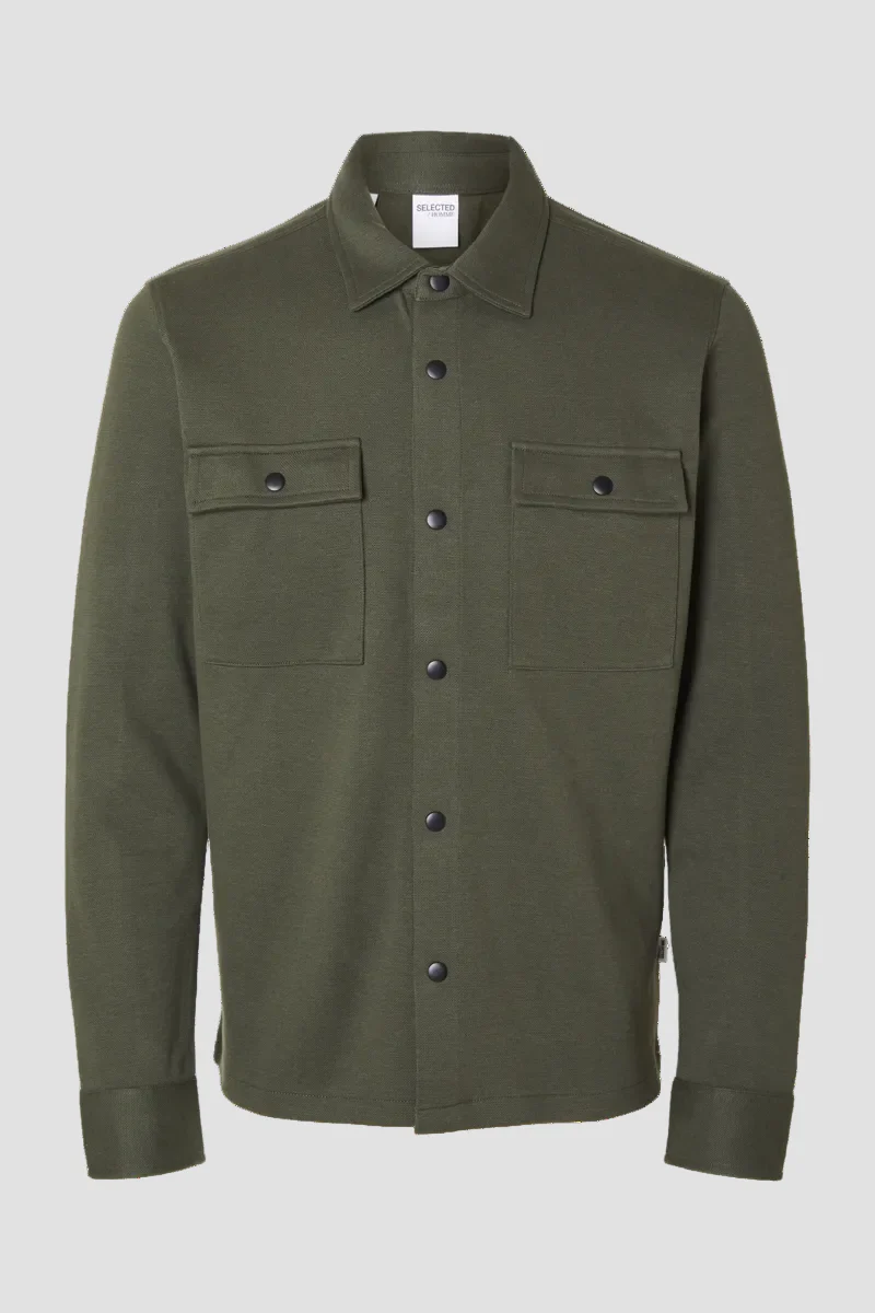 Selected Jackie Regular Fit Sweat Jacket Forest Night - Image 7