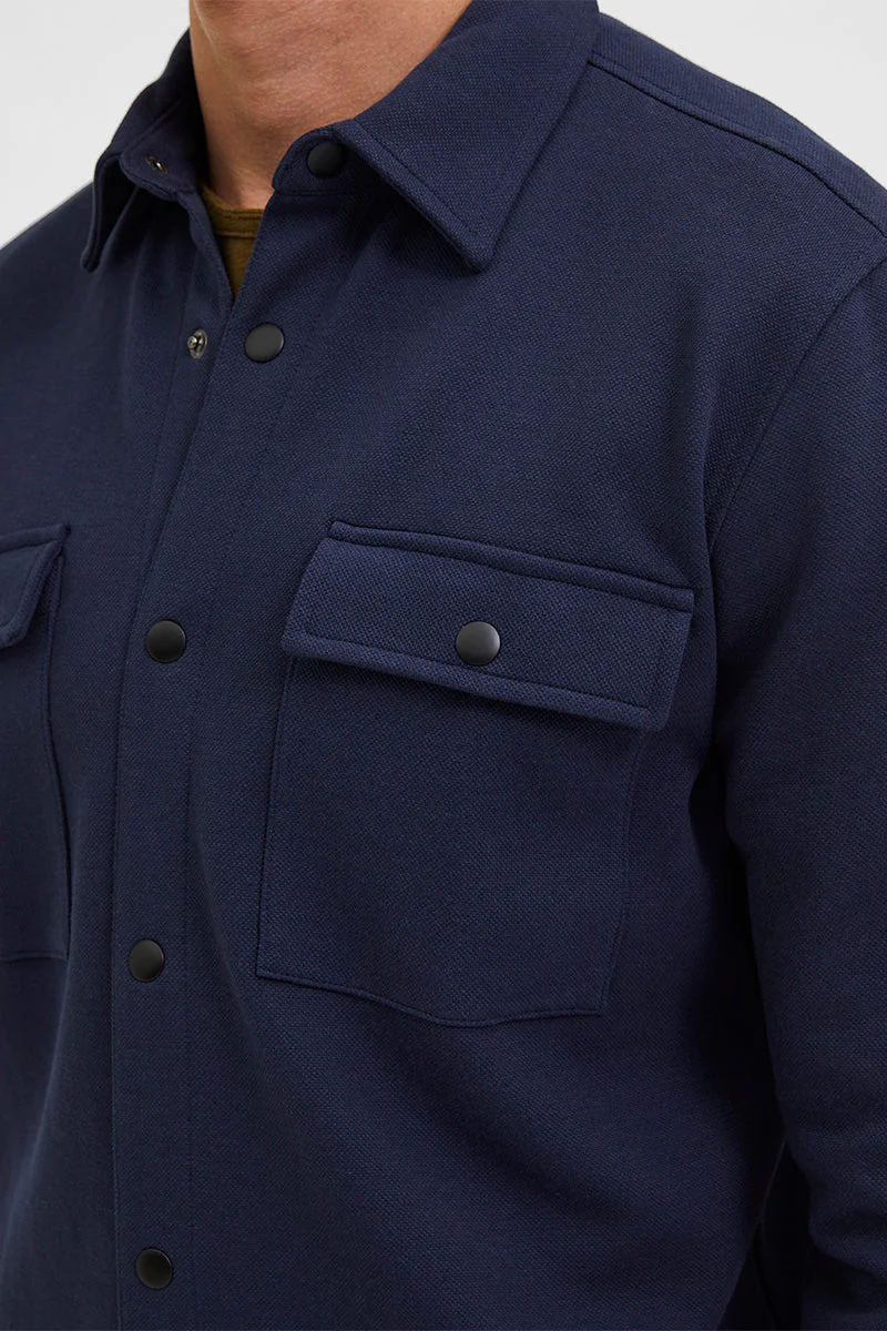 Selected Jackie Regular Fit Sweat Jacket Navy Blazer - Image 4