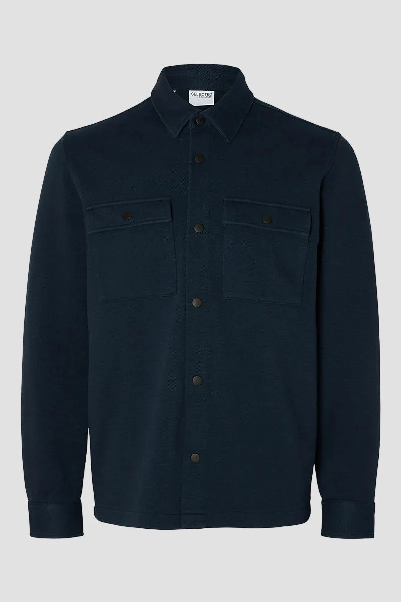 Selected Jackie Regular Fit Sweat Jacket Navy Blazer - Image 6