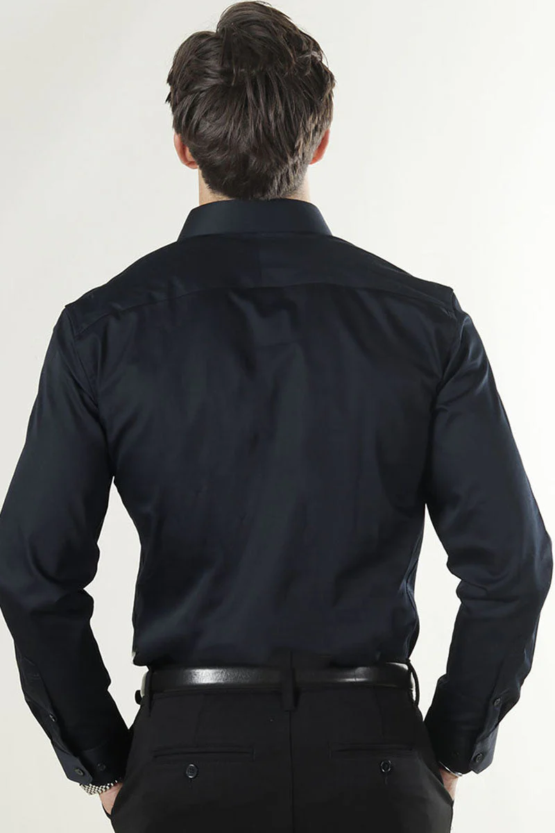 Selected Performance Stretch LS Shirt Black - Image 4