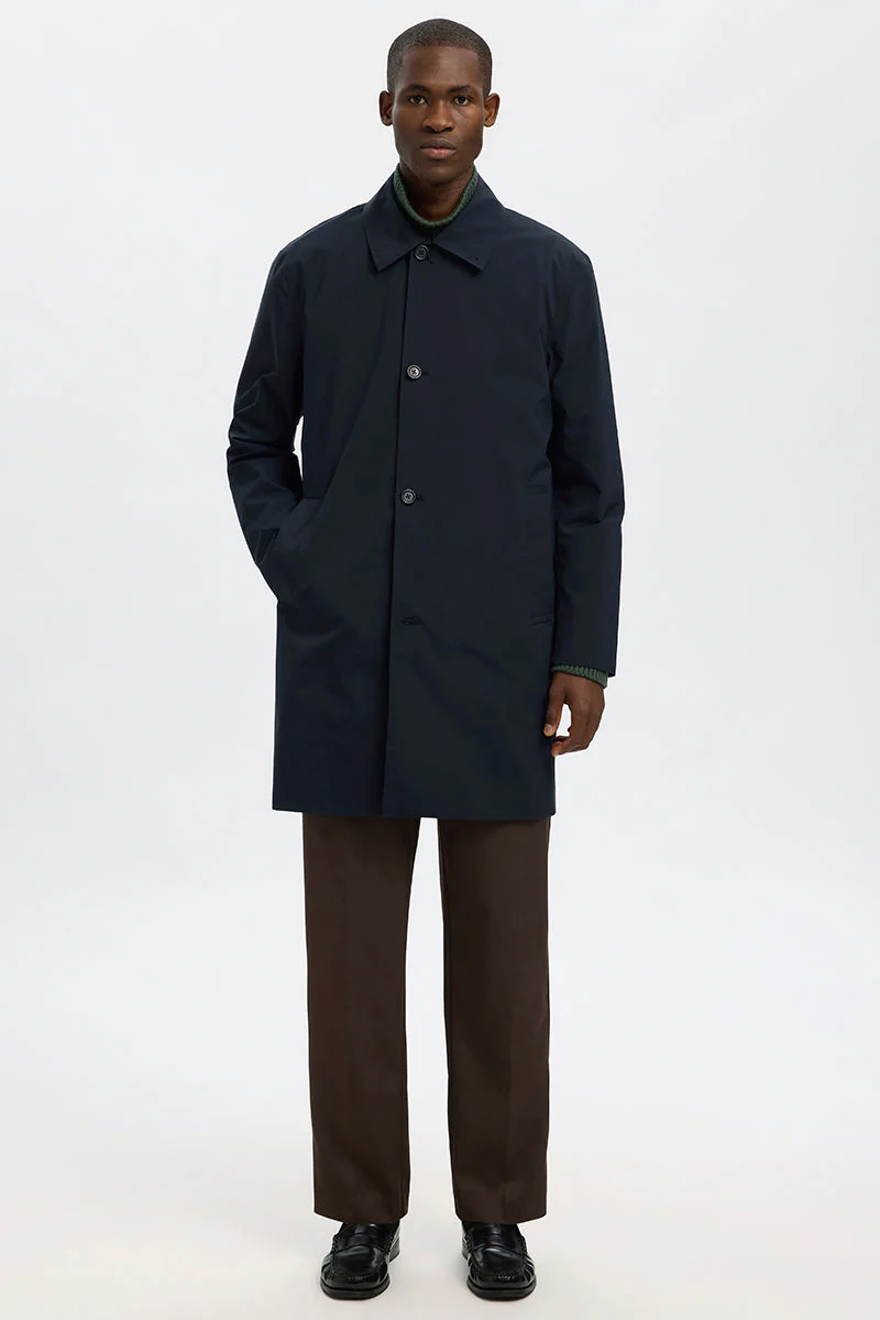 Selected Silas Urban Tech Carcoat Black - Image 2