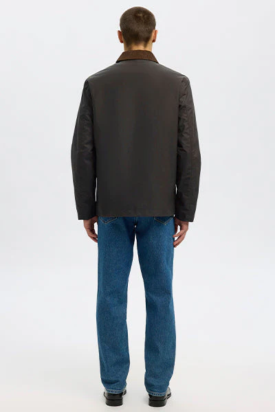 Selected Walter Waxed Cotton Jacket Delicioso - Image 5
