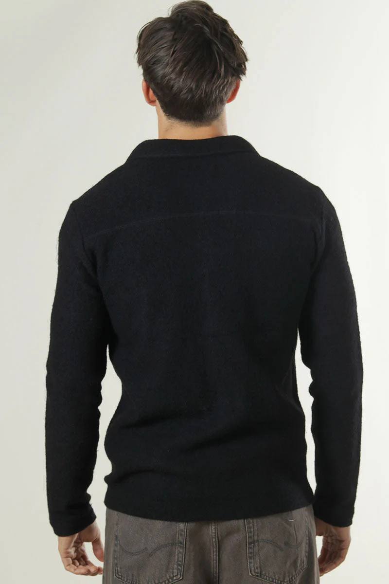 Selected Nealy LS Knit Cardigan Black - Image 5