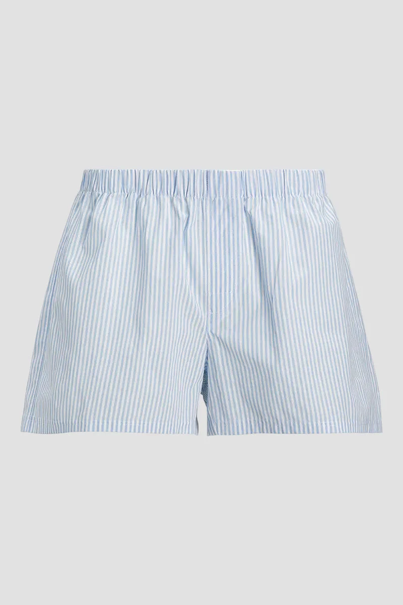 Jack & Jones Milano Woven Boxers 3 Pack Chambray Blue - Image 2