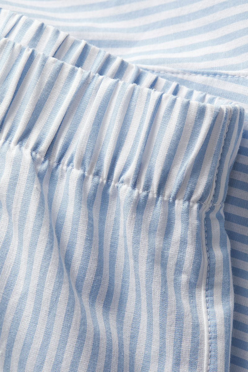 Jack & Jones Milano Woven Boxers 3 Pack Chambray Blue - Image 4
