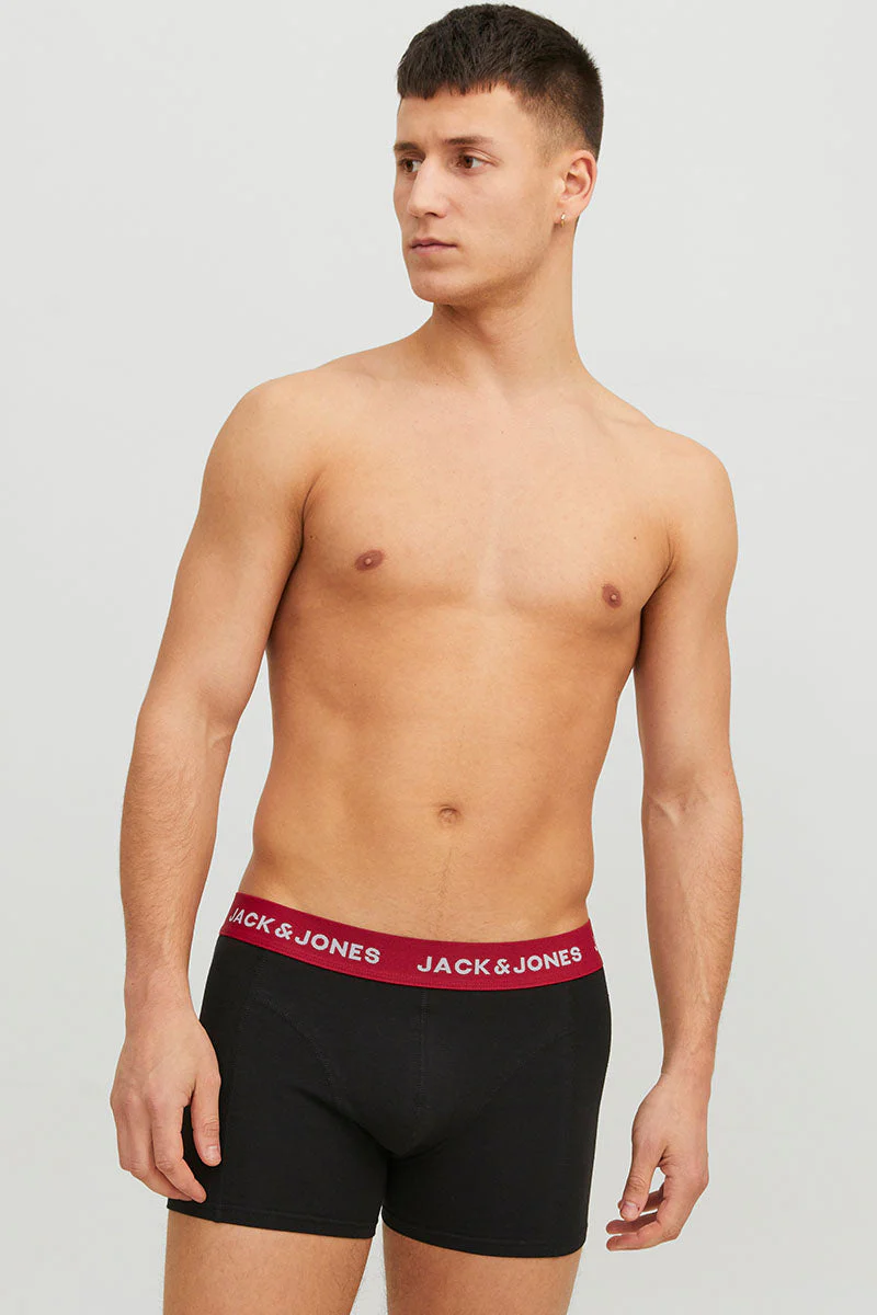Jack & Jones Flower Bird Trunks 3 Pack Surf the Web - Image 3