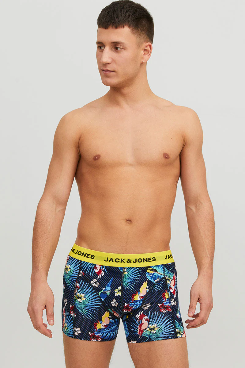 Jack & Jones Flower Bird Trunks 3 Pack Surf the Web - Image 5